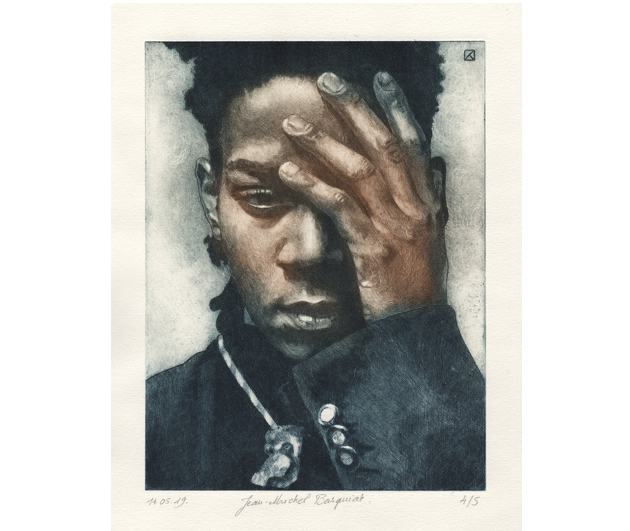 deuxième version du pportrait de Basquiat